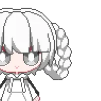 Hair Pigtail LR 8